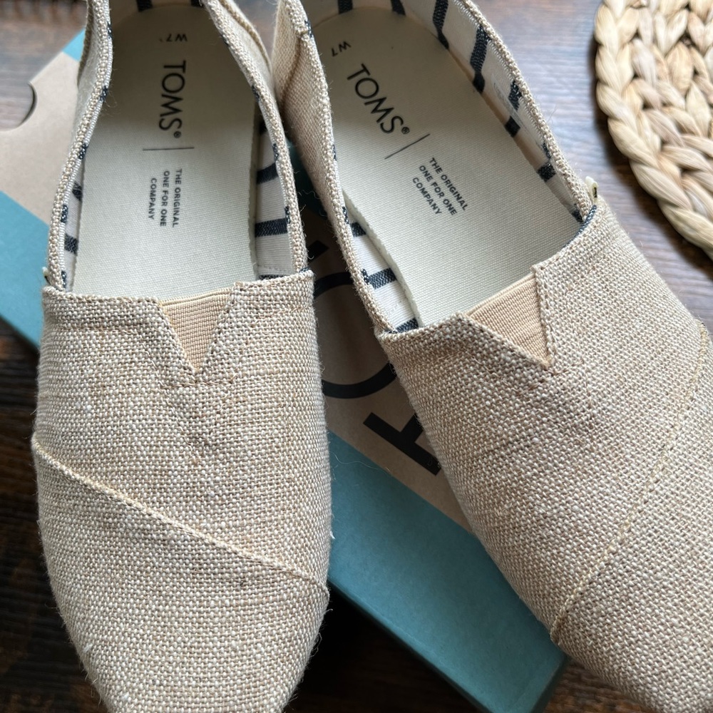 Womens TOMS alpargata natural